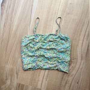 BP. Floral Spaghetti Strap Top